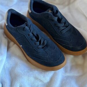 Keds Navy Blue Athletic Shoes with Gum Sole